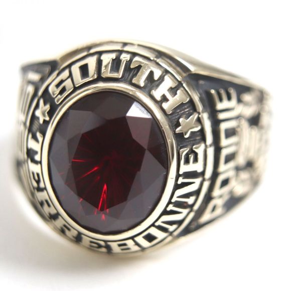 LuxUness JOSTENS 1997 10K Gold College Ring Metal Ring - Picture 1 of 6